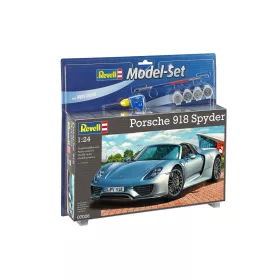   Revell Porsche 918 Spyder makett 1:24 makett készlet festékkel, ragasztóval (67026)