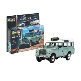   Revell Land Rover Series III 1:24 makett készlet festékkel, ragasztóval (67047)