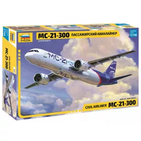   Zvezda Irkut MS-21-300 Civil Airliner  1:144 makett repülő (7033)