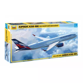 Zvezda Airbus A350-900  1:144 makett repülő (7039)