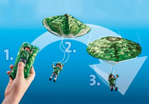 Rendőrségi helikopter: Ejtőernyős üldözés 70569