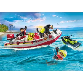 Tűzoltócsónak aqua scooterrel 71464