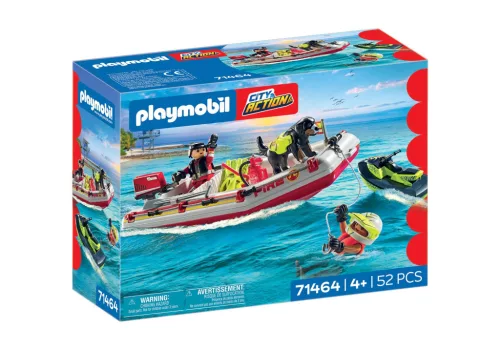 Tűzoltócsónak aqua scooterrel 71464