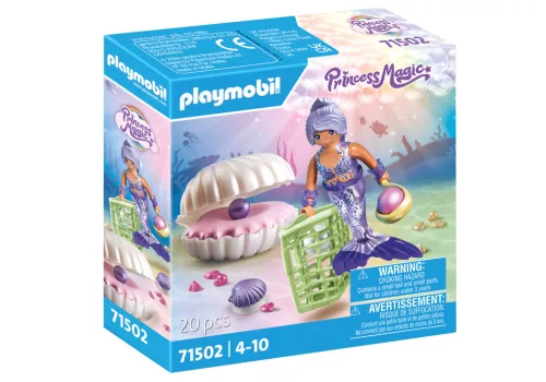 Hableány gyöngyház kagylóval 71502