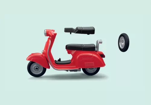 60-as évekbeli Vespa garázs 71620