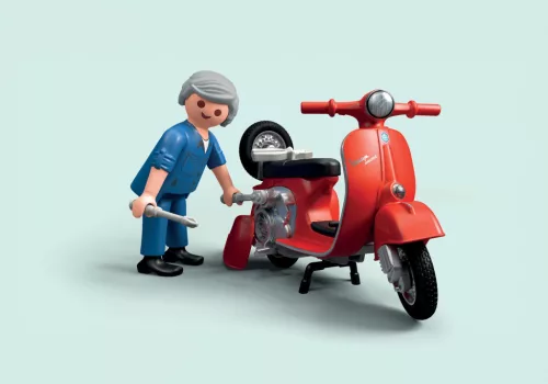60-as évekbeli Vespa garázs 71620