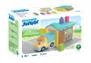 JUNIOR  Teherautó formaválogató garázzsal 71686
