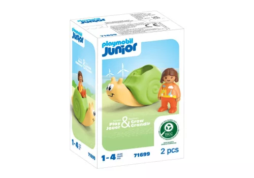 JUNIOR Csigahinta csörgővel 71699