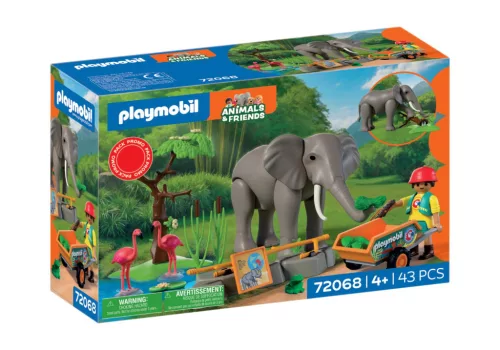Elefánt és gondozója 72068