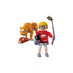 Állatkert: Tigris és látogató 72089