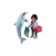 Állatkert: Delfin és látogató 72091