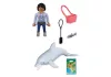Állatkert: Delfin és látogató 72091