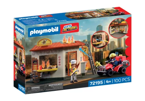 Tűzoltó Kvad Hamburgerezővel 72195