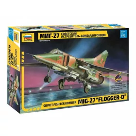   Zvezda MIG-27 Soviet Fighter Bomber 1:72 (7228) makett repülő