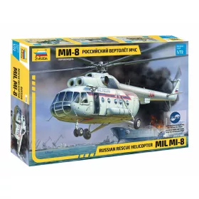 Zvezda - MIL Mi-8 rescue helicopter 1:72 (7254)