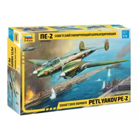 Zvezda Petlyakov Pe-2  1:72 makett harcjármű (7283)