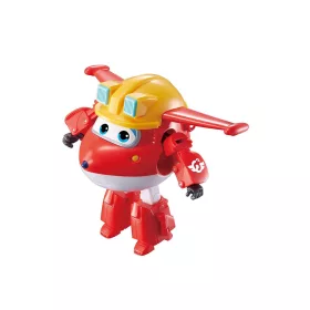   Super Wings Átalakuló Jett figura munkavédelmi sisakban (730211)