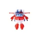 Super Wings Jett Police Patrol repülő fénnyel és extra szárnnyal (730220)
