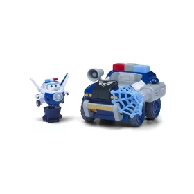   Super Wings Paul figura rendőrségi elfogó járművel (730841)