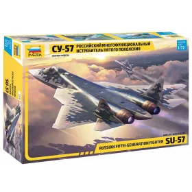 Zvezda Sukhoi SU-57  1:72 makett repülő (7319)