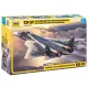 Zvezda Sukhoi SU-57  1:72 makett repülő (7319)