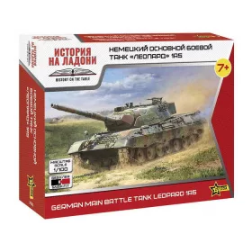   Zvezda Leopard 1A5 German Main Battle Tank 1:100 (7432) makett tank