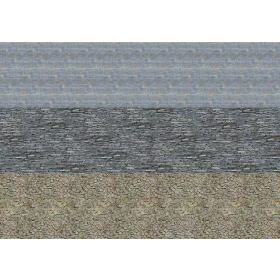   Busch Dekorlap: Elhanyagolt téglafal és alapzat (2db) 210x1448 mm (7443)