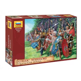 Zvezda Gallic Infantry  makett figura 1:72 (8012)