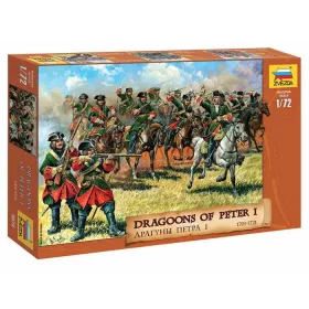   Zvezda Dragoons of Peter the Great 17-18th century 1:72 (8072)