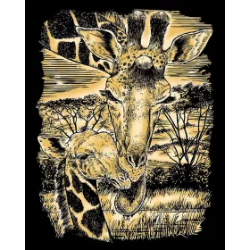 Mammut Zsiráf,Arany képkarcoló