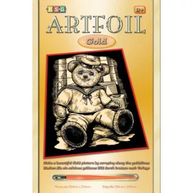 Mammut Teddy maci,Arany képkarcoló