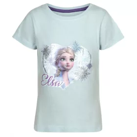   Disney Jégvarázs Elsa gyerek rövid póló, felső 5 -6 év / 110 - 116 cm