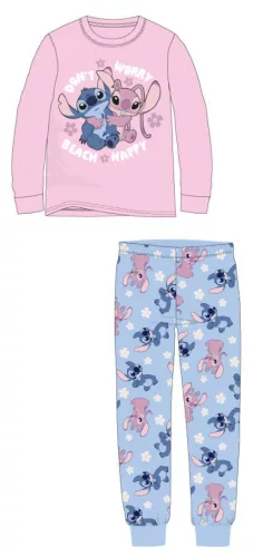 Disney Lilo és Stitch, A csillagkutya Happy gyerek hosszú pizsama 3 - 4 év / 98 - 104 cm