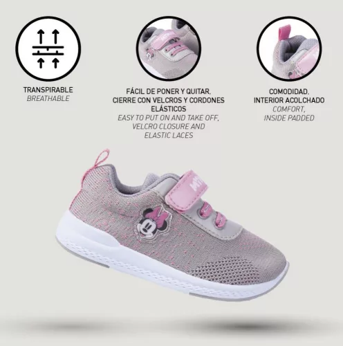 Disney Minnie Sitting utcai cipő tornazsákkal 30