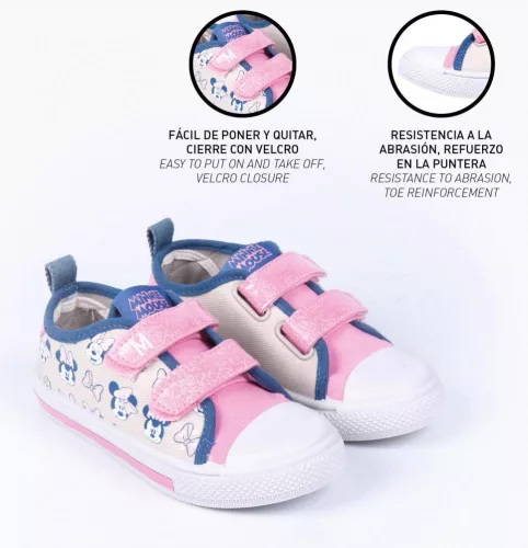 Disney Minnie Beige LED villogó, világító utcai cipő 25