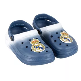 Real Madrid Coat of Arms Blue gyerek papucs, clog 34/35