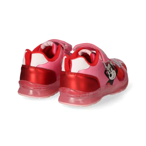 Disney Minnie Red Flowers LED villogó, világító utcai cipő 26