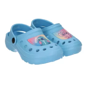   Disney Lilo és Stitch, A csillagkutya Cute Couple Blue gyerek papucs, clog 28/29