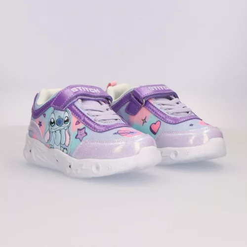Disney Lilo és Stitch, A csillagkutya Cute Star LED villogó, világító utcai cipő 25