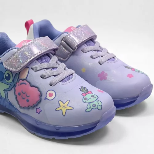 Disney Lilo és Stitch, A csillagkutya Scrump LED villogó, világító utcai cipő 25