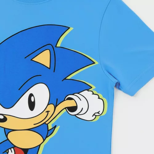 Sonic a sündisznó Run gyerek rövid póló, felső 8 év / 128 cm