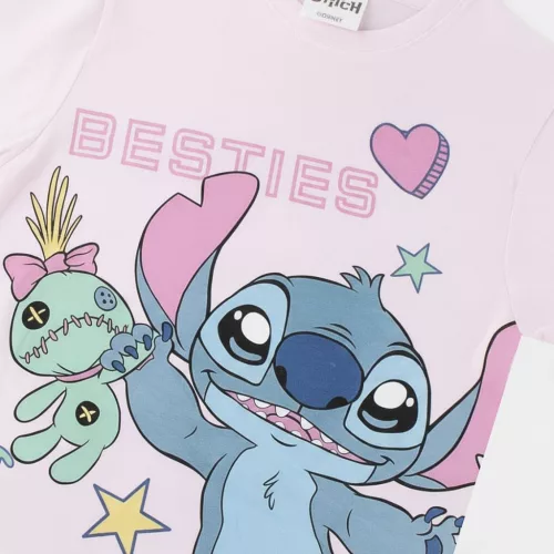 Disney Lilo és Stitch, A csillagkutya Besties gyerek rövid póló, felső 6 év / 116 cm