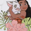 Disney Vaiana Pua gyerek rövid póló, felső 4 év / 104 cm