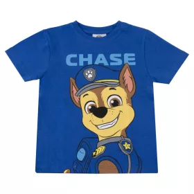   Mancs Őrjárat Blue Chase gyerek rövid póló, felső 5 év / 110 cm