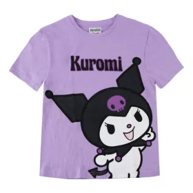   Hello Kitty Kuromi Purple gyerek rövid póló, felső 6 év / 116 cm