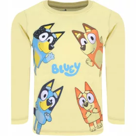   Bluey Let's Do Yellow gyerek hosszú póló, felső 3 év / 98 cm