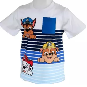   Mancs Őrjárat Stripes gyerek rövid póló, felső 8 év / 128 cm