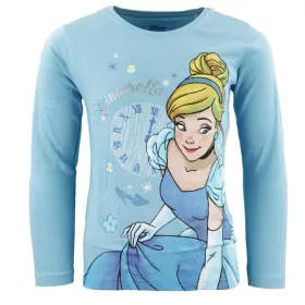   Disney Hercegnők Cinderella Blue gyerek hosszú póló, felső 5 év / 110 cm