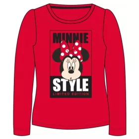   Disney Minnie Style Red gyerek hosszú póló, felső 7 év / 122 cm