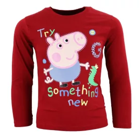   Peppa malac Something New Red gyerek hosszú póló, felső 5 év / 110 cm
